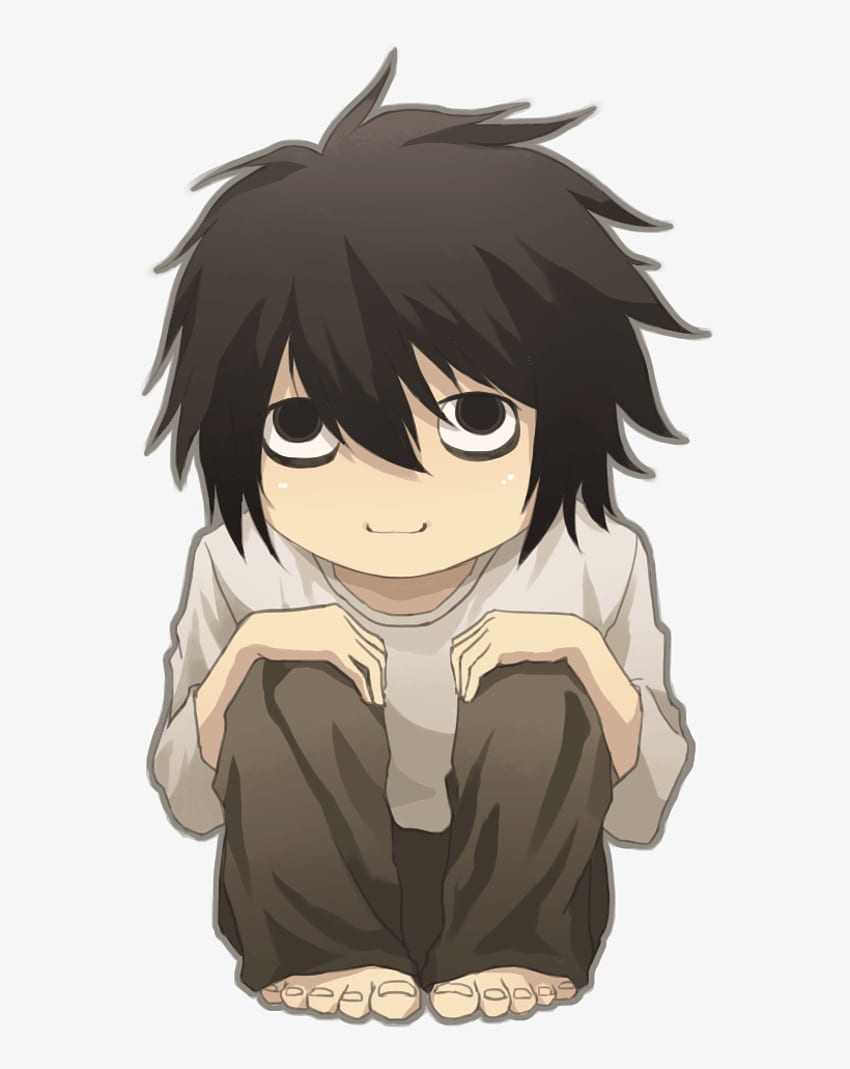 Death Note L Lawliet And Background - L From Death Note - PNG, L Ryuzaki HD  phone wallpaper