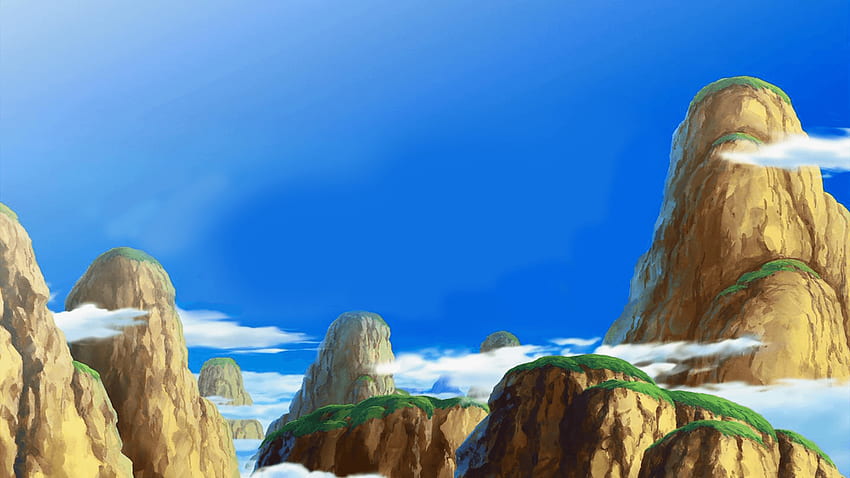 Аниме Dragon Ball Z. . Фон, пейзаж с драконова топка HD тапет