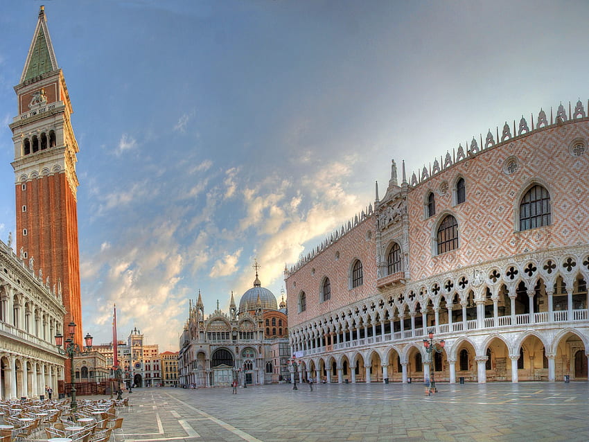 İtalya, Şehirler, Kaya, Bina, Taş, San Marco Meydanı HD duvar kağıdı