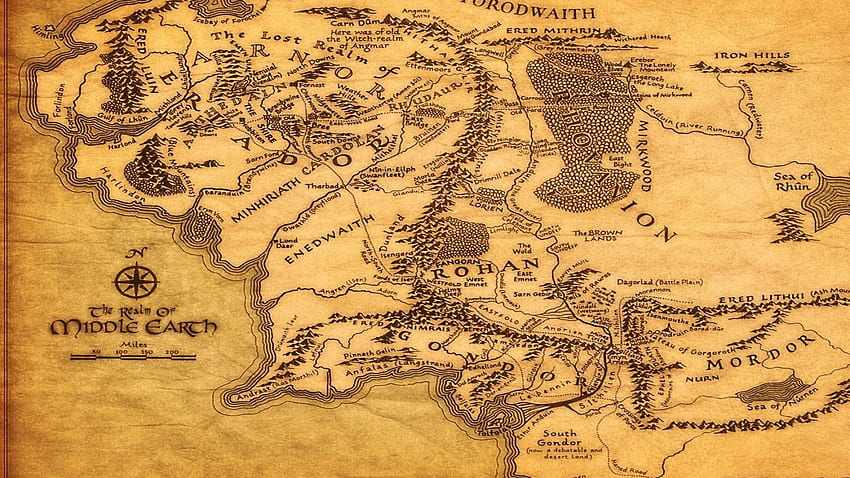 The Lord Of The Rings Middle Earth Map Middle Earth Map Matte Finish Poster  Paper Print - Maps posters in India - Buy art, film, design, movie, music,  nature and educational paintings/wallpapers