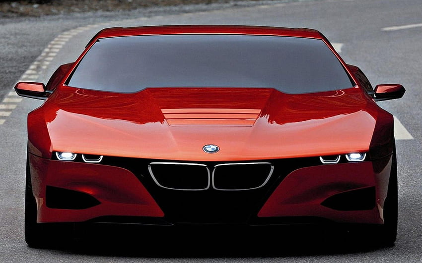 BMW futuristic concept art concept cars sports cars orange cars BMW M1 Future Cars ., Future Vehicles HD wallpaper