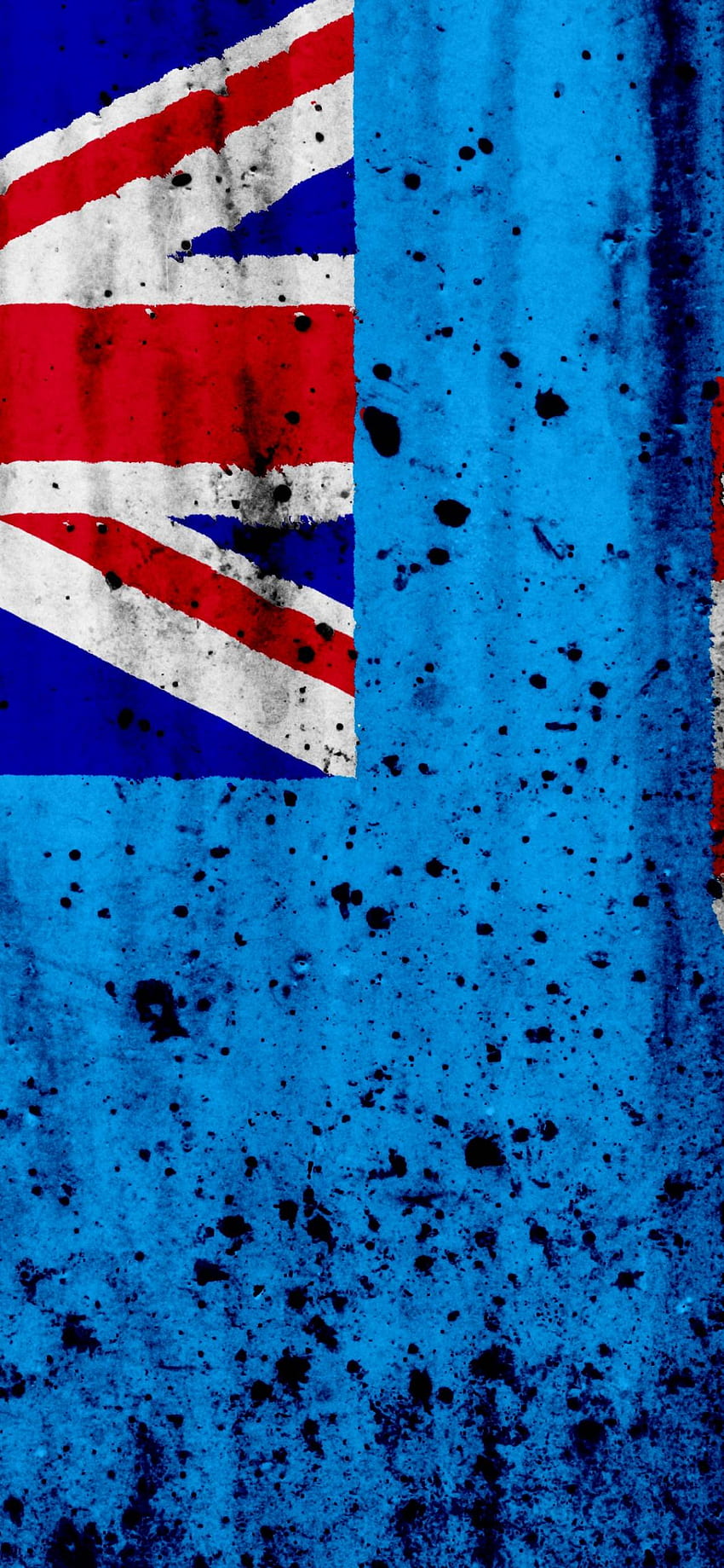 Fiji flag grunge flag - GetWalls.io HD phone wallpaper