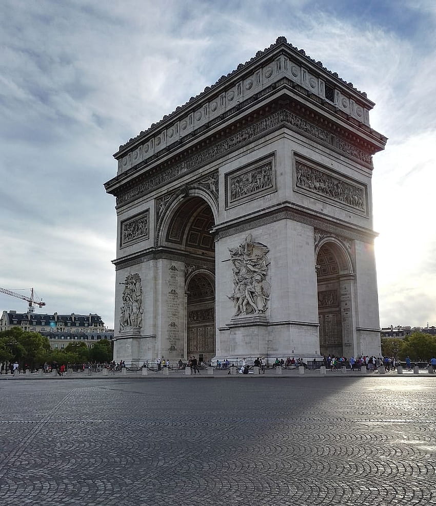 Triumphbogen , , , . Fackel, Frankreich HD-Handy-Hintergrundbild