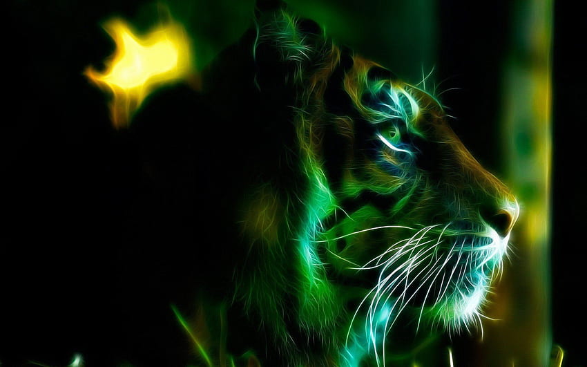Harimau Hijau 1600×1200 Harimau Hijau 43 . Harimau, Latar belakang yang indah, Hewan Hijau Wallpaper HD