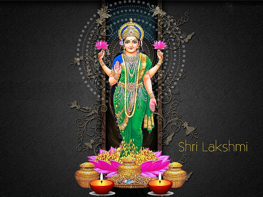 Lakshmi Mata, Laxmi Devi HD-Hintergrundbild