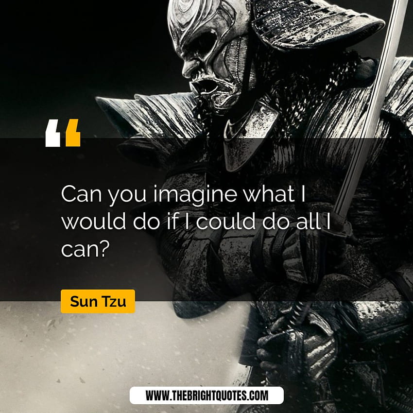 Inspirujące cytaty Sun Tzu inspirowane Art of War - The Bright Quotes Tapeta na telefon HD