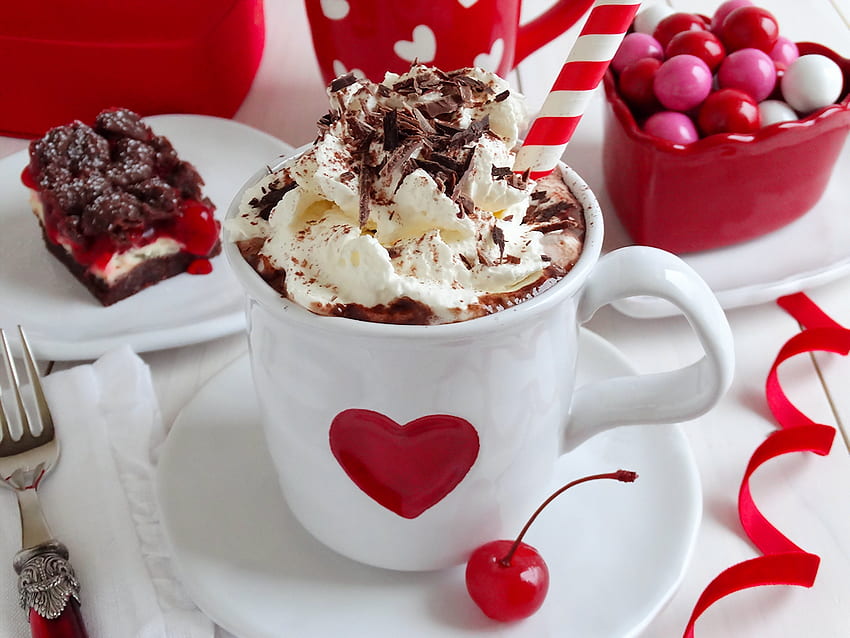 Christmas Hot Cocoa Chocolate Covered Cherry - Hot HD wallpaper