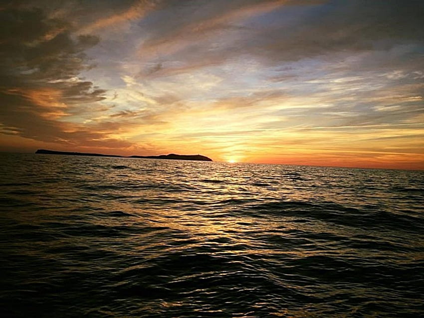 Sonnenuntergang, Meer, friedlich, schön, Schönheit, Wolken, Natur, Himmel, erstaunlich, schön, Ozean HD-Hintergrundbild