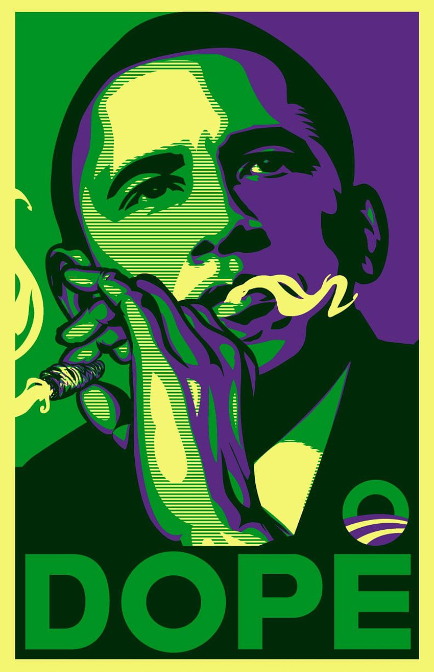 Obama Dope Green variant 2, Dope Trippy HD phone wallpaper