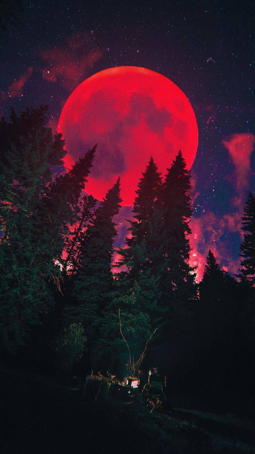 46 Blood Moon Wallpaper iPhone  WallpaperSafari