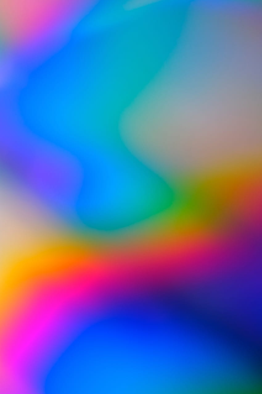 Gradient, iridescent lines, blur, abstract HD phone wallpaper