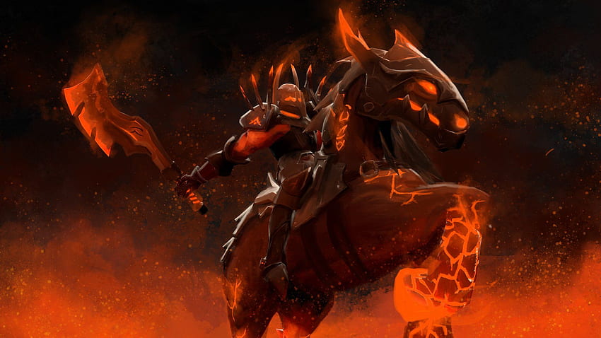 ArtStation - Chaos Knight The Chaotic Archfiend, Karkeng Chan Jia Jyn, Knight of Flame HD wallpaper