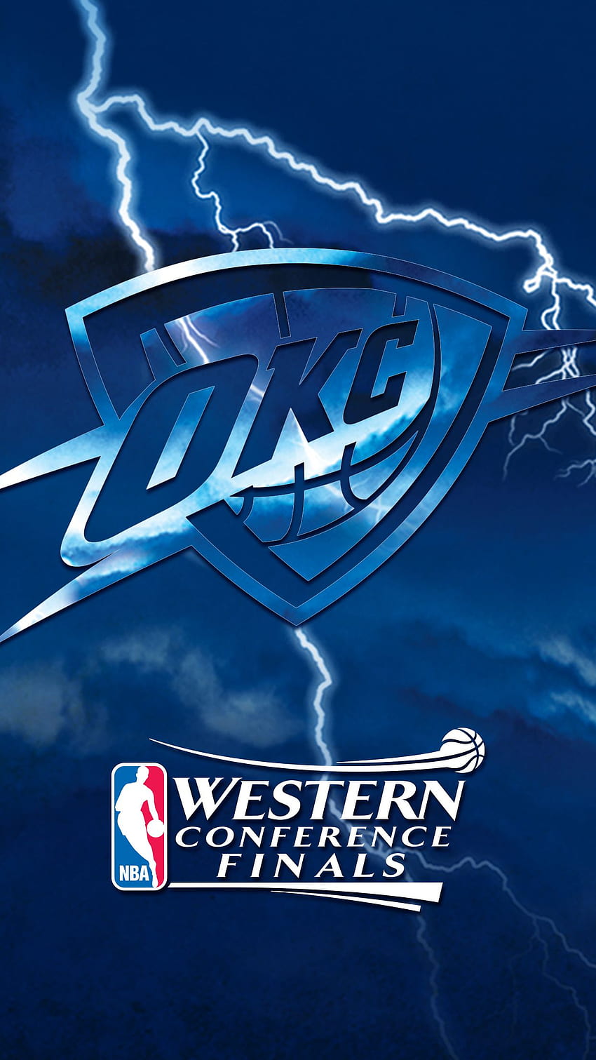 Donner-Playoffs. Oklahoma, Donner-Basketball HD-Handy-Hintergrundbild