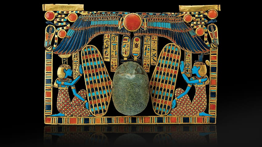 エジプトの象形文字の背景、エジプトのシンボル 高画質の壁紙