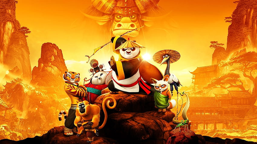Master Oogway Kungfu Panda 3 HD тапет