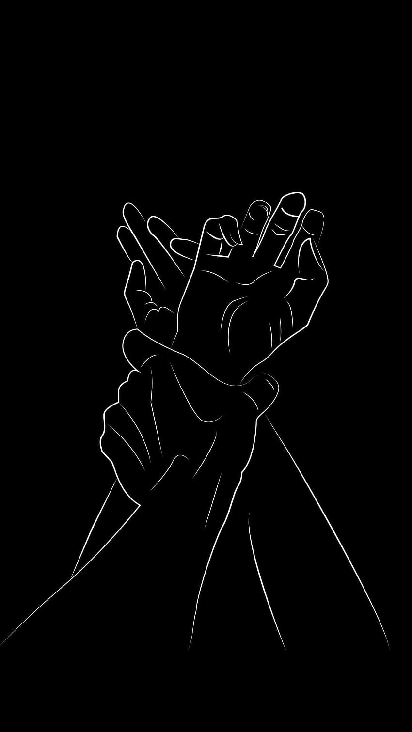 Hands On Me. Black aesthetic , Black aesthetic, Line art drawings HD phone wallpaper