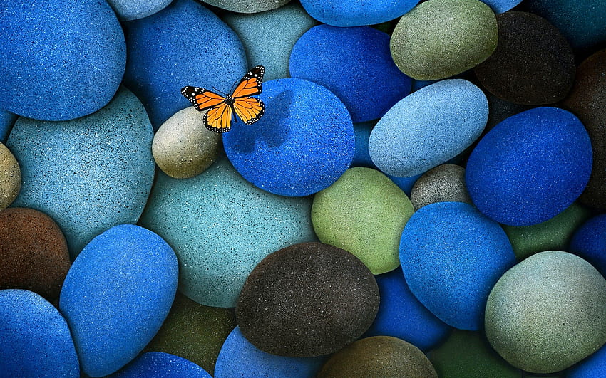 pics Butterfly On Blue Stones 39212 EVERYTHING [] for your , Mobile & Tablet. Explore Stone Water . Stone Water , Water , Stone, Water Stones HD wallpaper