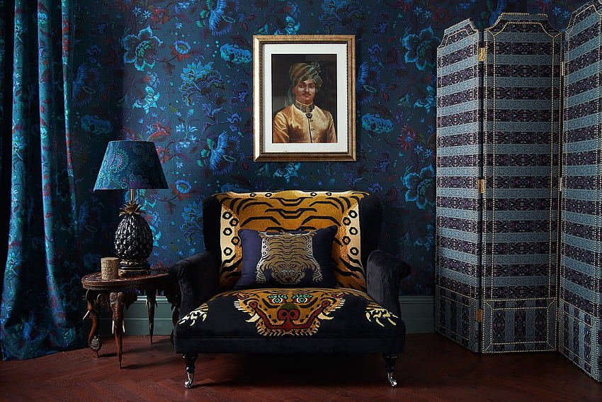 House of Hackney's Collaboration With Cult Brand Zuber Arrives at Bergdorf Goodman, Blue House HD wallpaper