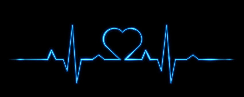 Heartbeat Lovely Heart Background 2019 - Left of the Hudson, Broken Heart Black Tapeta HD