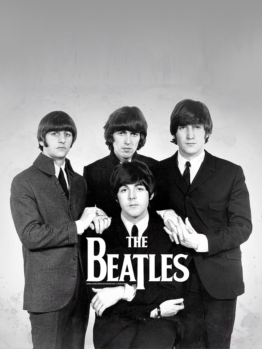 John Lennon, Ringo Starr, Paul McCartney, Les Beatles, Famille, Arrière-Plan -, John Lennon iPhone Fond d'écran de téléphone HD