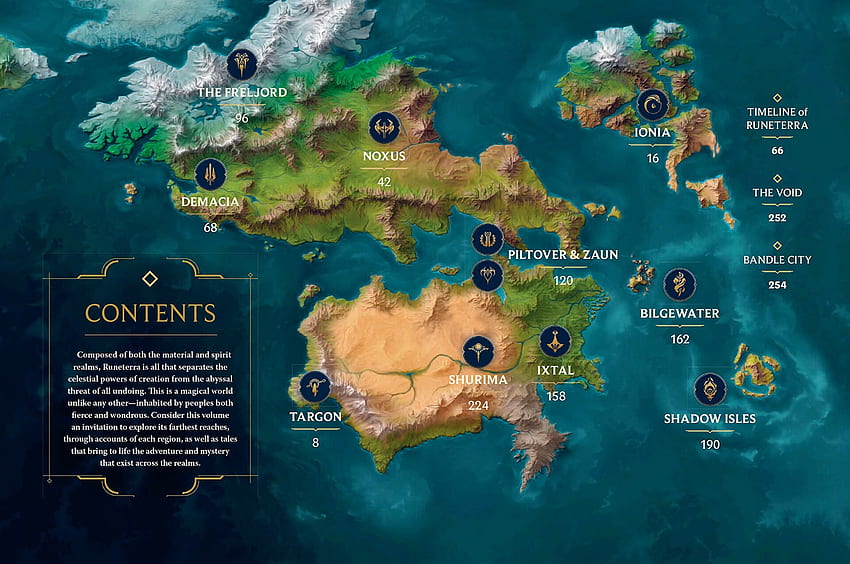ArtStation - League Of Runeterra, Mapas de League of Legends fondo de pantalla