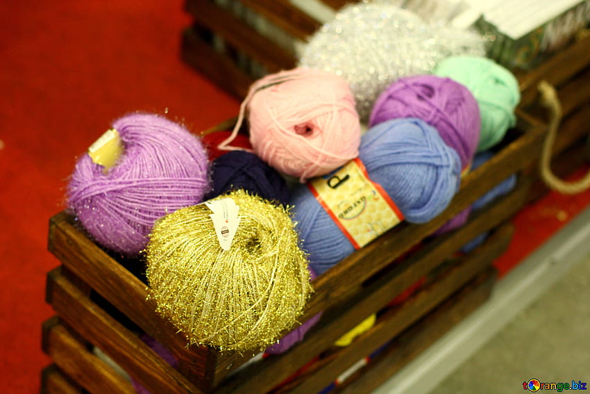 Bola de tejer de lana Bolas de hilo Creación № 52650. en CC por licencia fondo de pantalla