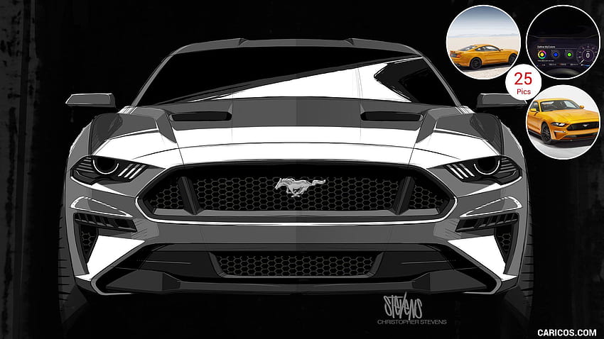 My drawing of the 2015 Ford Mustang GT  rAutos