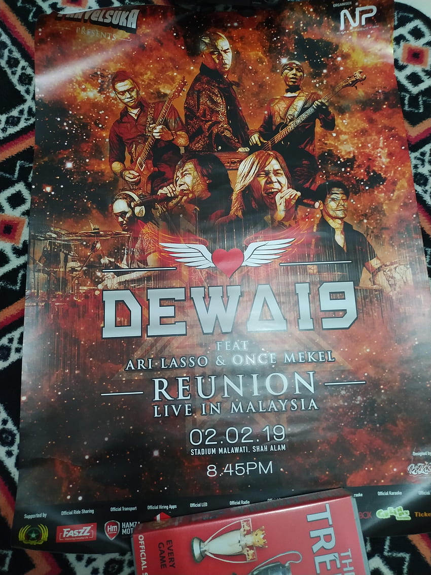 Dewa 19 reunion 콘서트 공식 포스터, Home & Furniture, Home Décor on Carousell HD 전화 배경 화면