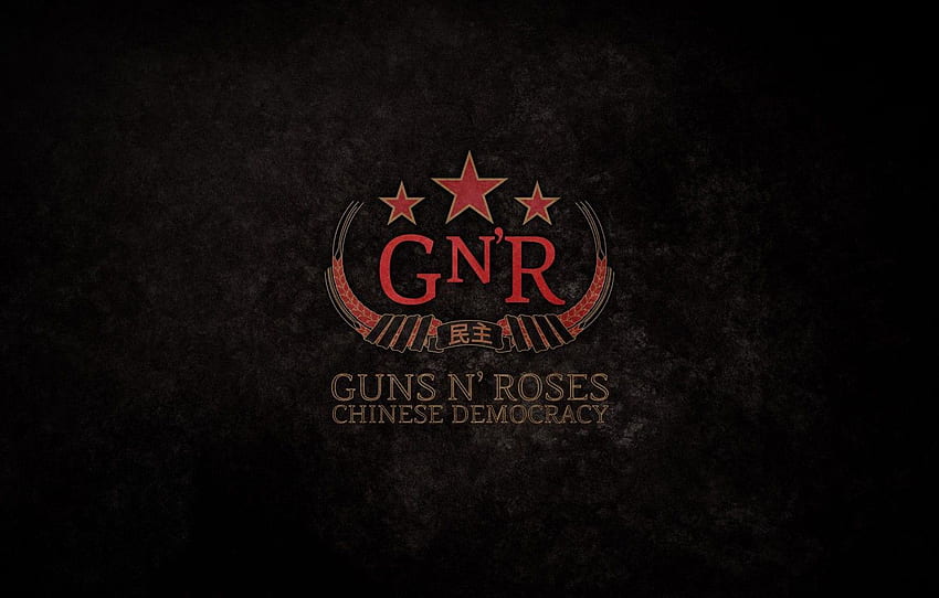 Music, Red, Stars, Music, Black, American Rock Band, GNR HD wallpaper
