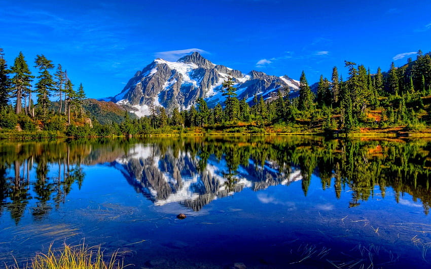 Mountain Lake, Lake Mountain Landscape HD wallpaper | Pxfuel