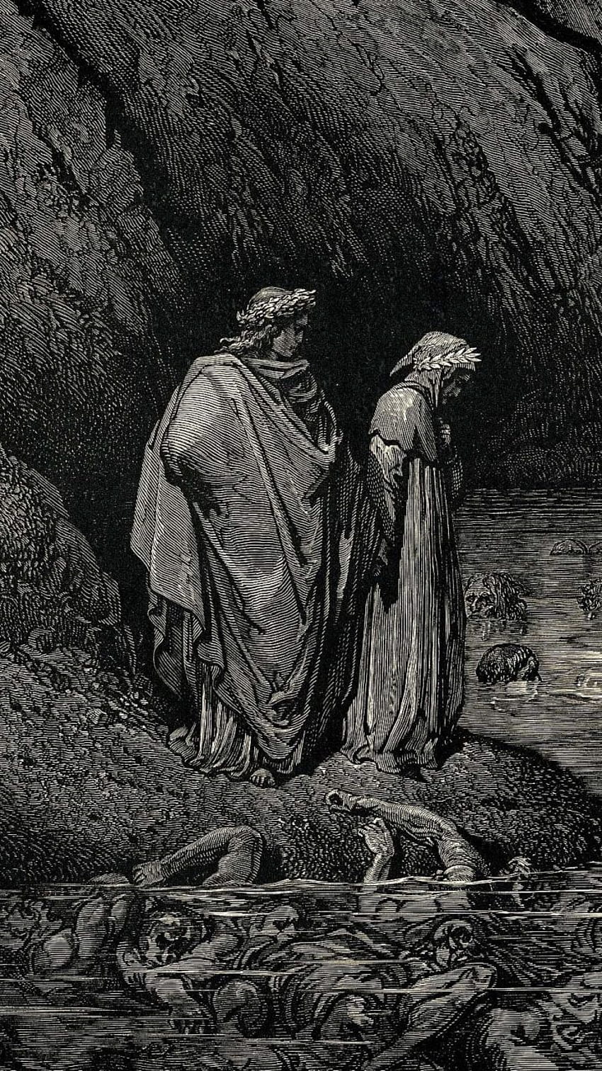 Dunkel gruselig (), Gustave Doré HD-Handy-Hintergrundbild