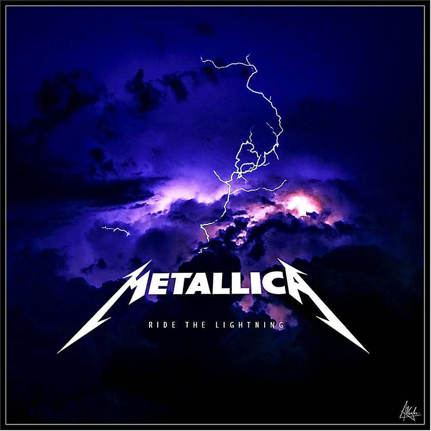Metallica: Ride The Lightning (album Cover) on Behance