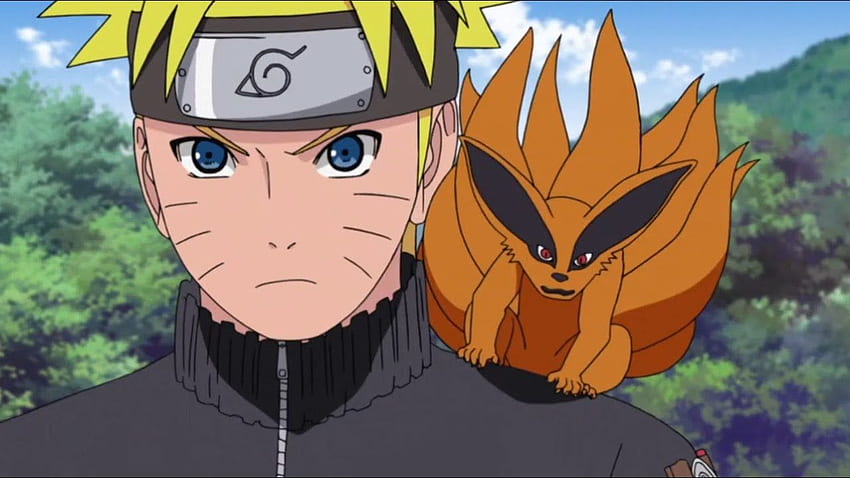 Kurama Chibi e 9 Bijuu Vs Akatsuki, Baby Kurama e Naruto papel de parede HD