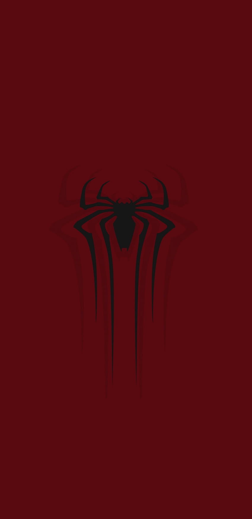 Spider Man, Minimal, Schwarze Markierung, Logo, . Superheld, Spiderman, Spinne, Dunkles Mal HD-Handy-Hintergrundbild