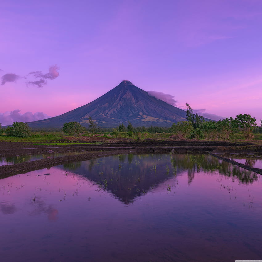Mayon Volcano Ultra Background for U TV : & UltraWide & Laptop : Multi Display, Dual Monitor : Tablet : Smartphone, 3840X3840 HD phone wallpaper