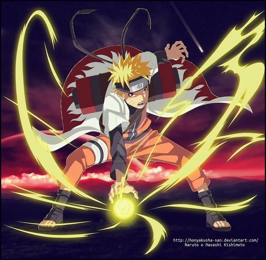 Naruto ShippudenNaruto Uzumaki (Sage Mode) by iEnniDESIGN on