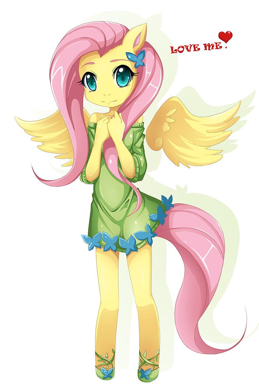 fluttershy (my little pony and 1 more) drawn by emia_wang | Danbooru