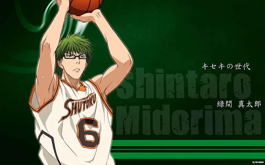 Anime Midorima Shintaro Kuroko no Basket basketball Kiseki no Sedai anime boys HD wallpaper