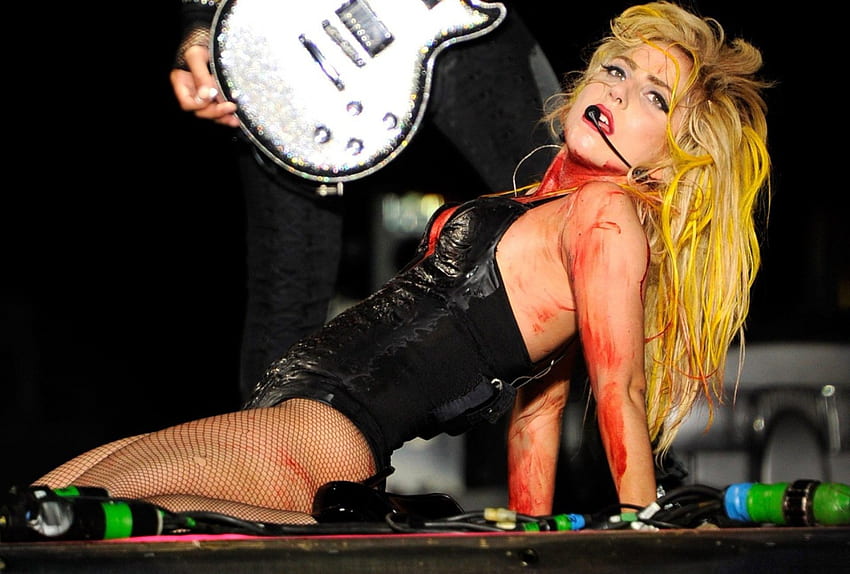 Lady Gaga, americana, cantante, signora, gaga Sfondo HD