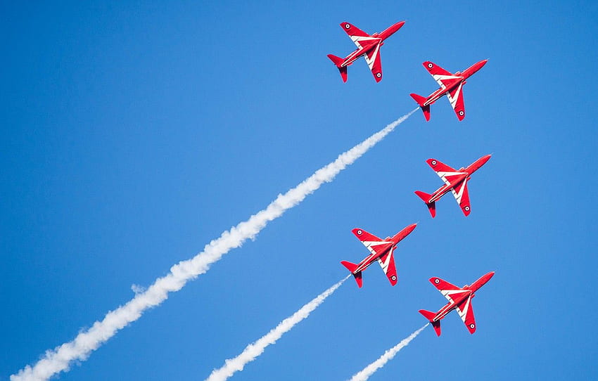 Plane, jet, RAF, Red Arrows, Royal Air Force, aeroplane, The Royal Air ...