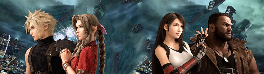 FF7 Remake Dual Monitor: FinalFantasy, Final Fantasy VII fondo de pantalla