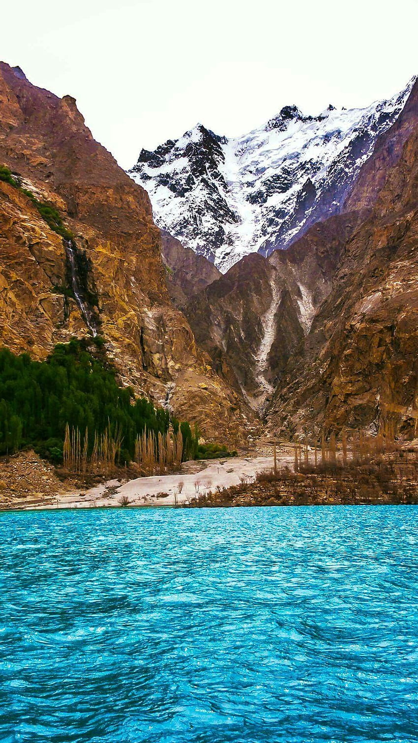 파키스탄 훈자(Hunza)의 아타바드 호수(Attabad Lake)에서 바라본 전망. 지구상의 아름다운 곳, 파키스탄, 장소, Hunza Valley HD 전화 배경 화면