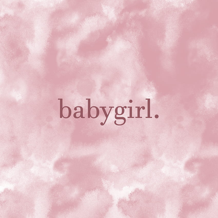 clouds, and babygirl -, Baby Girl Pink HD phone wallpaper