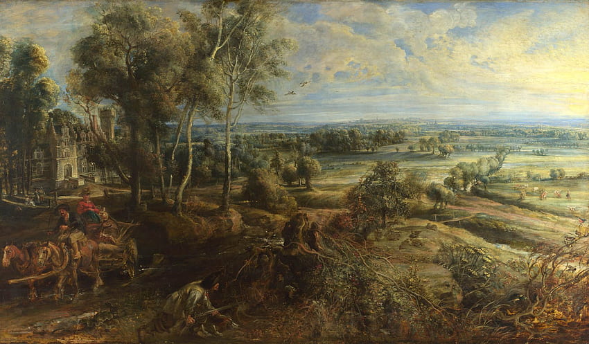 Flamandzka sztuka barokowa Piotra Pawła Rubensa Tapeta HD