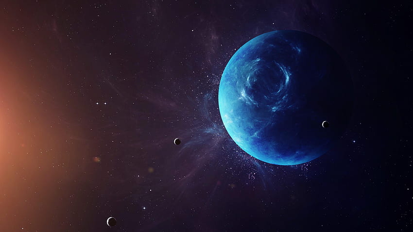 Space • Neptune , planet, moon, space, solar system • For You The Best For & Mobile, Aesthetic Planets HD wallpaper
