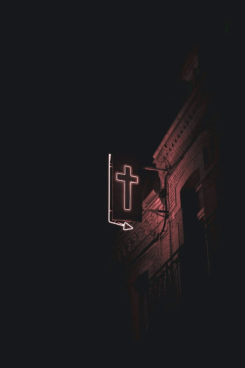 Neon Cross, Neon Jesus HD phone wallpaper