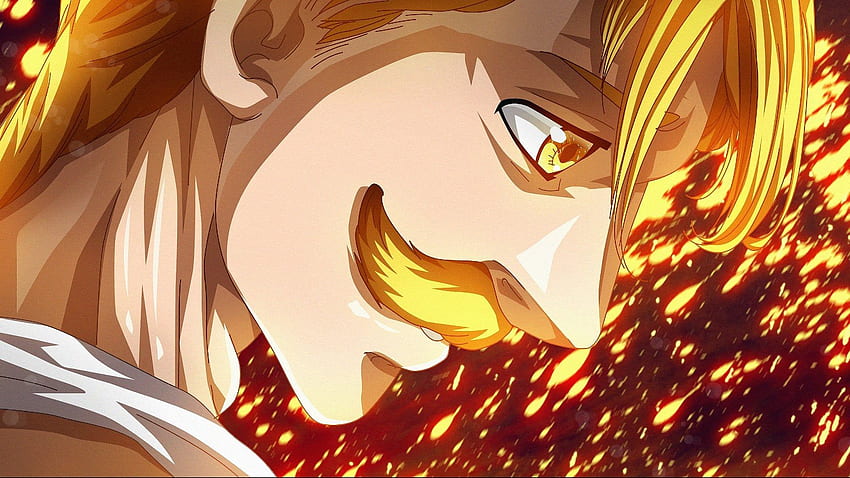 This Is A Tribute To The Strongest Of All, The Strongest Human, The Strongest Sin. The Pride Sin! Escanor Sama. If Someone's Interested In, I Made A Engine File Of This, Escanor Seven Deadly Sins HD wallpaper