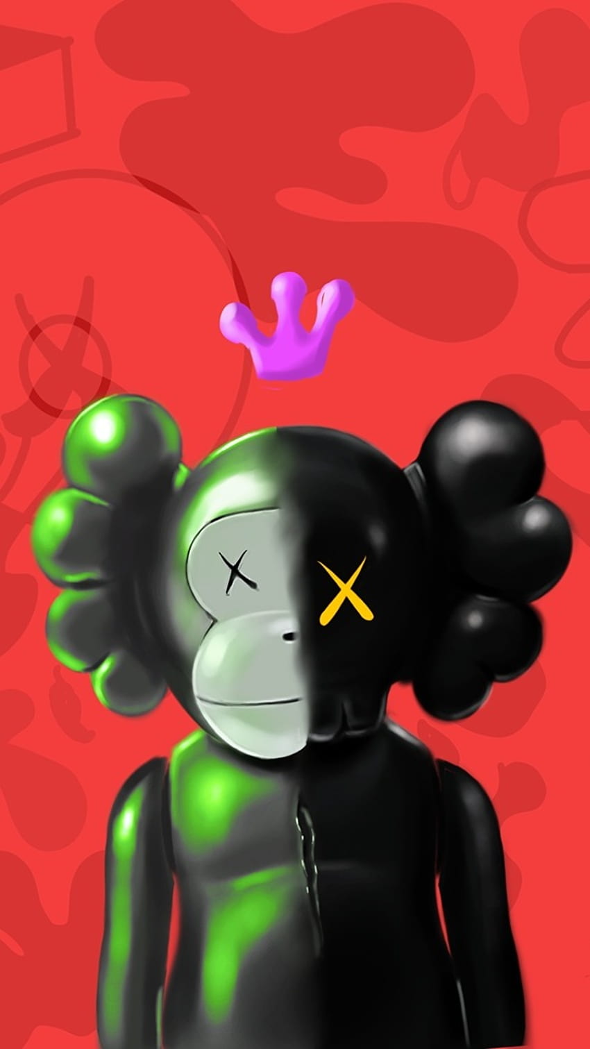 Kaws Red Background HD phone wallpaper  Pxfuel