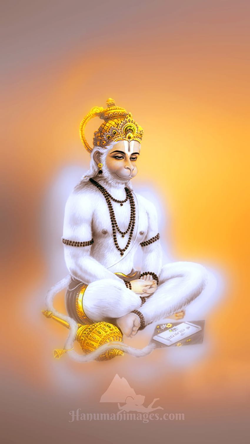 Hanuman-Meditation HD-Handy-Hintergrundbild