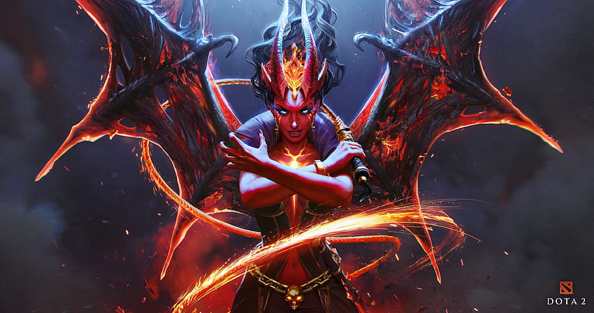 Dota 2 - Eminence of Ristul. Queen of Pain Arcana, Dota 2 Character HD wallpaper